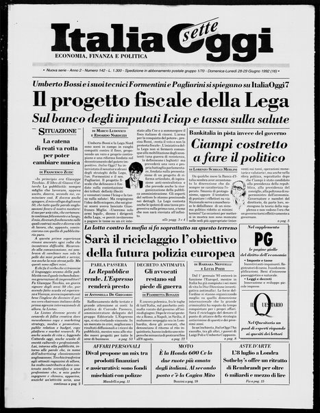 Italia oggi : quotidiano di economia finanza e politica